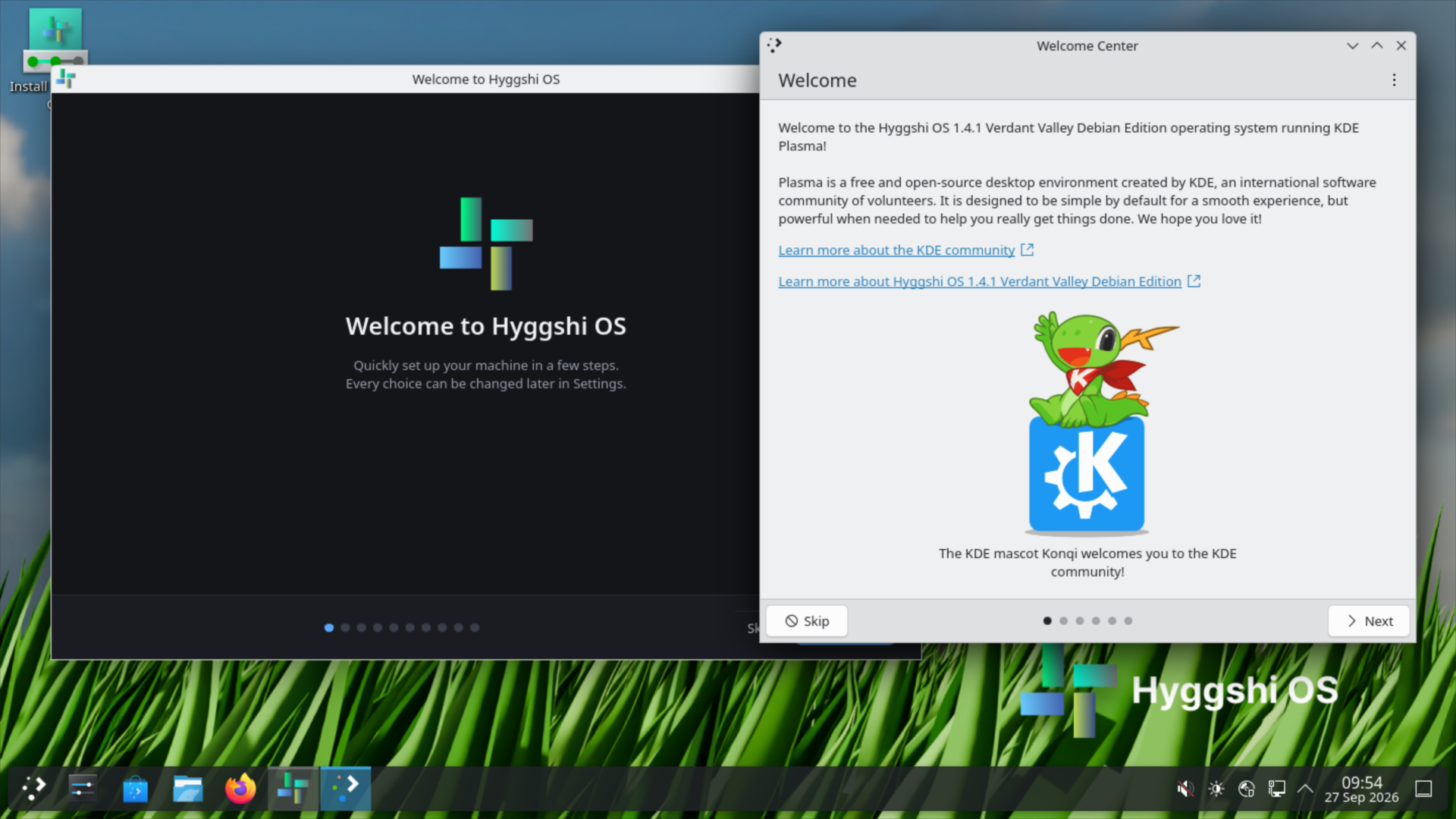 Hyggshi KDE Plasma Desktop